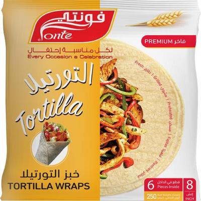 Fonte Fresh White Flour Tortilla 8 Inch (6 Pcs)