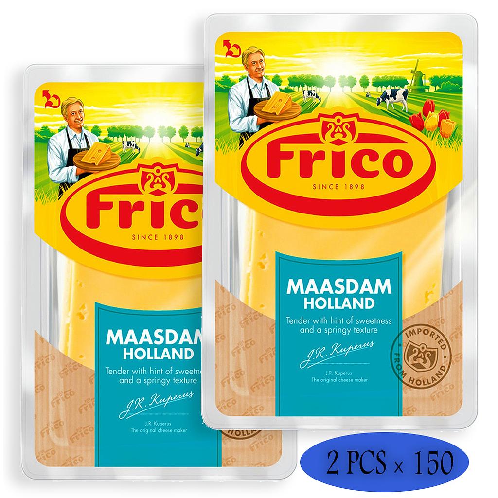 Frico Maasdam Slice Cheese, 2x150g