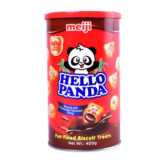 Hello Panda Chocolate Filled Biscuit Can 400 g