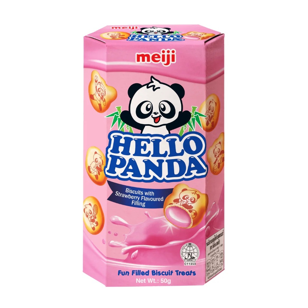 Meiji Hello Panda Strawberry Big 47 g