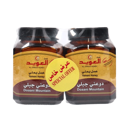 Al Owaid Honey Yemeni Doani Mountain Flower 2X500G