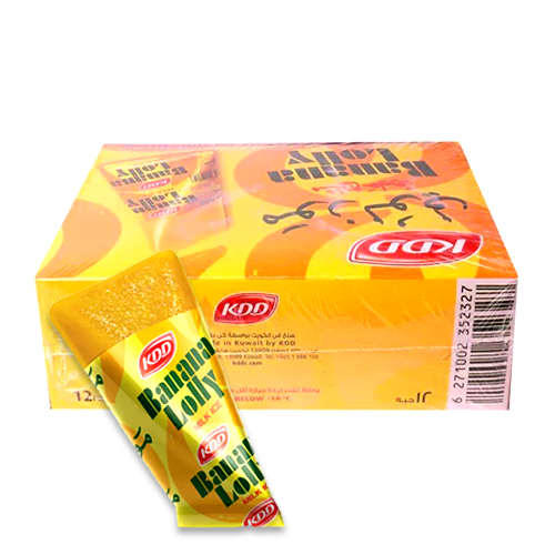 Kdd Ice Cream Lolly Banana 12 pcs x 62.5 ml