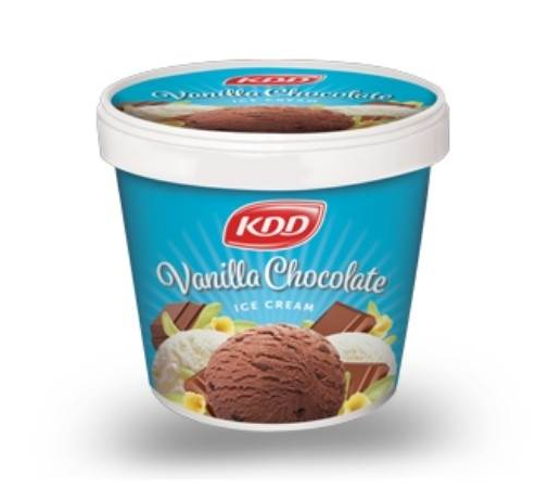 Kdd Ice Cream Vanilla & Chocolate