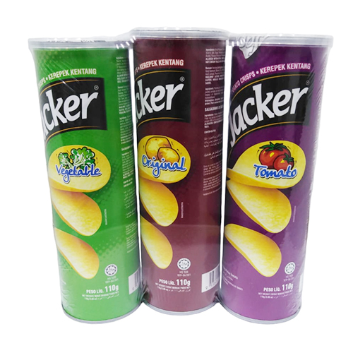 Jacker Assorted Potato Chips, 3x100g