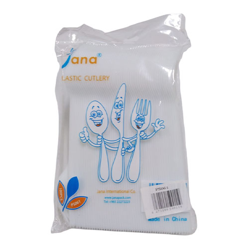 Jana Plastic Forks Deluxe White 100 Pcs