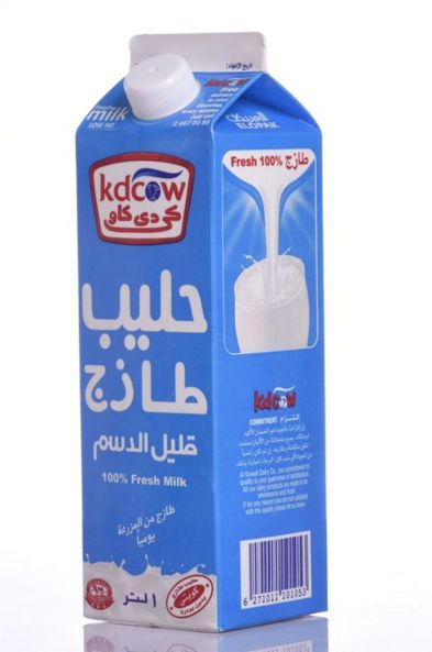 Kdcow Low Fat Fresh Milk 1 Liter