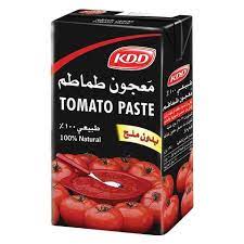 Kdd Natural Tomato Paste, 135g 8 pcs