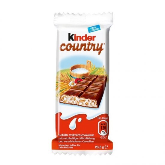 Kinder Chocolate Bar with Cereals, 23.5g