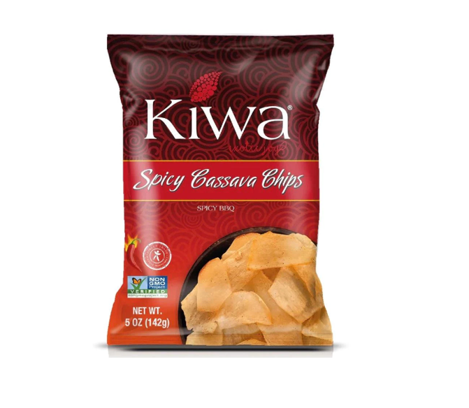 Kiwa Spicy Bbq Cassava Chips 142 G