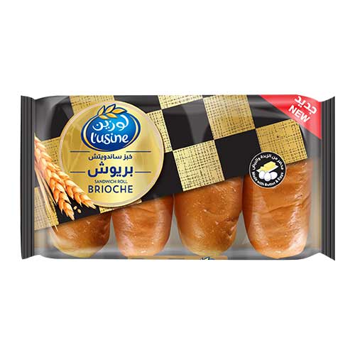 لوزين خبز برجر بريوش 6 قطع