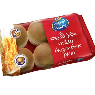 L'Usine Burger Bun Plain 400G