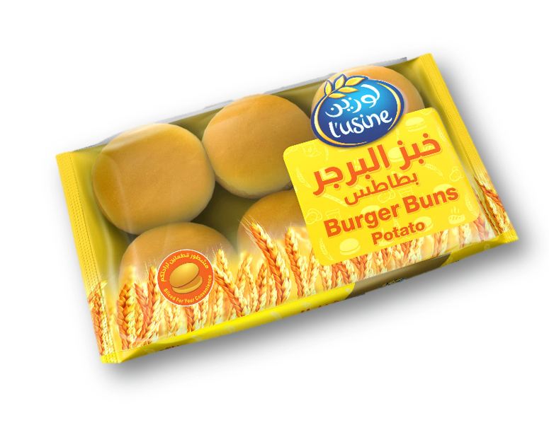 L'Usine Burger Bun Potato 400G 6 Pcs