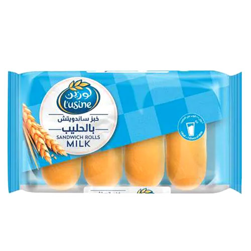 L'Usine Sandwich Rolls Milk 200G