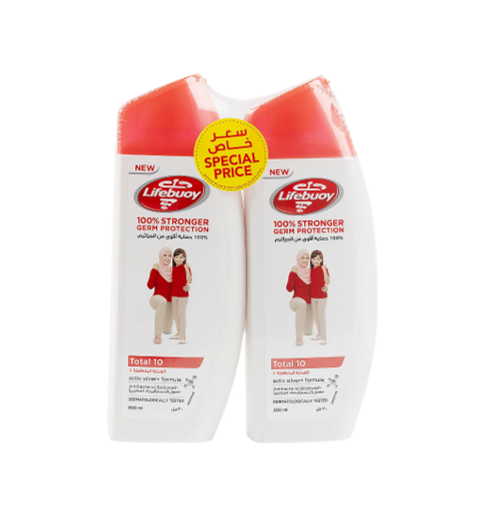 Lifebuoy Bodywash 2X300ml-Total 10