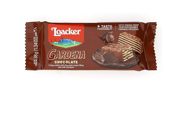 Loacker Gardena Chocolate Wafers With Chocolate Cream Filling 175G