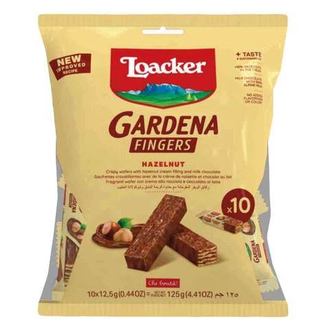 Loacker Gardena Fingers Hazelnut 125 G