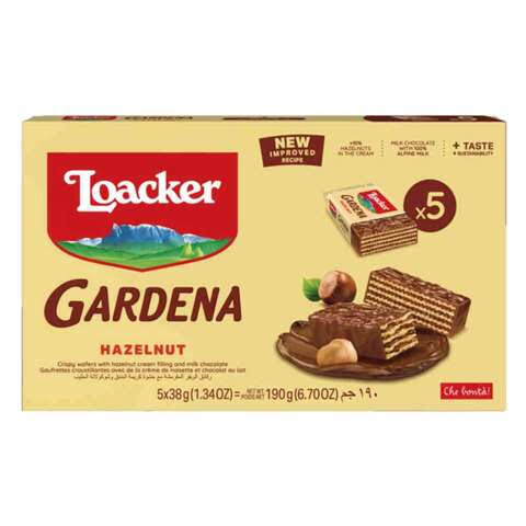 Loacker Gardena Hazelnut 38G 5 Pieces