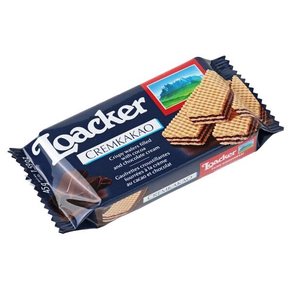 Loacker Cremkakao Chocolate Wafer, 45g