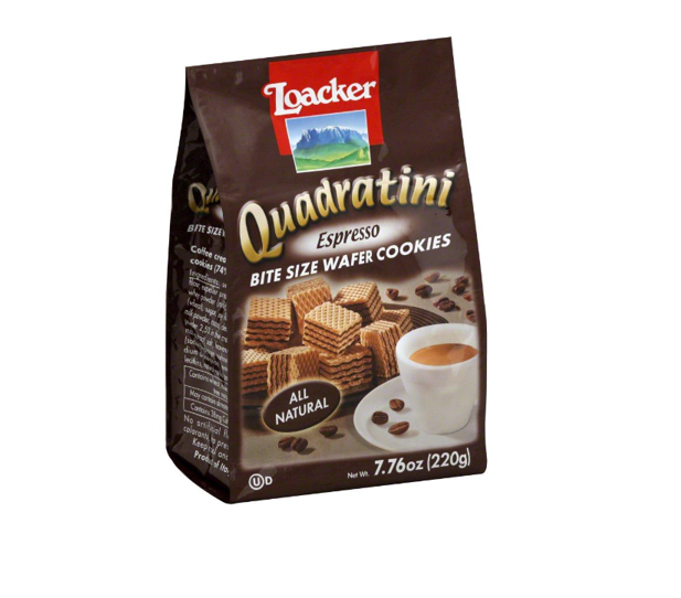 Loacker Quadratini Espresso Wafers, 110g