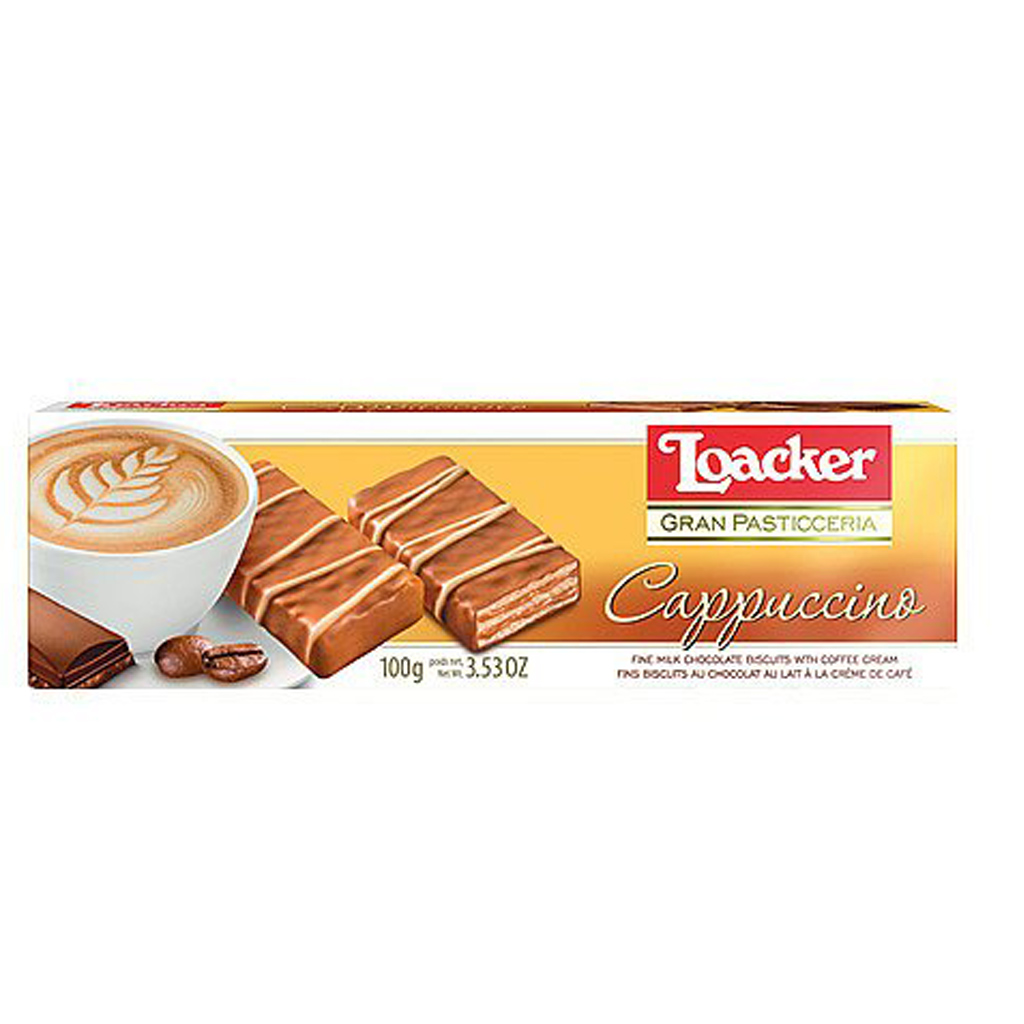 Loacker Gran Pasticceria Cappuccino Biscuits, 100g