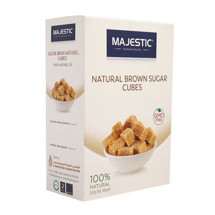 Majestic Brown Sugar Cube 500 Gm