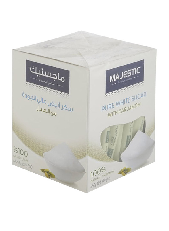 انبوبة سكر بيضاء ماجستيك بالهيل 350 جرام