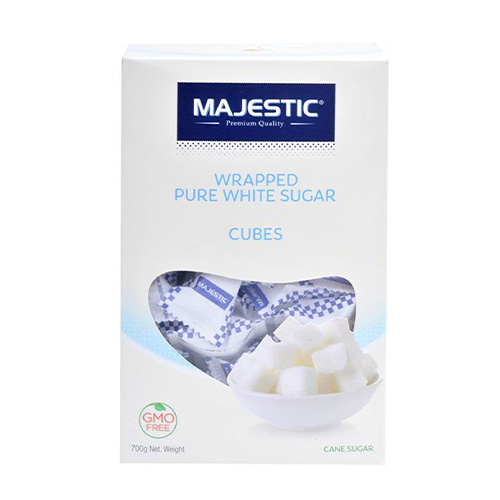 Majestic Wrapped White Sugar Cube 700 Gm