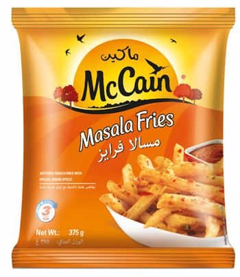 Mccain Fries With Indian Spices Masala 375G