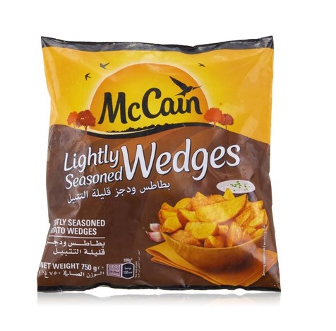 McCain Lightly Seasoned Potato Wedges 750g