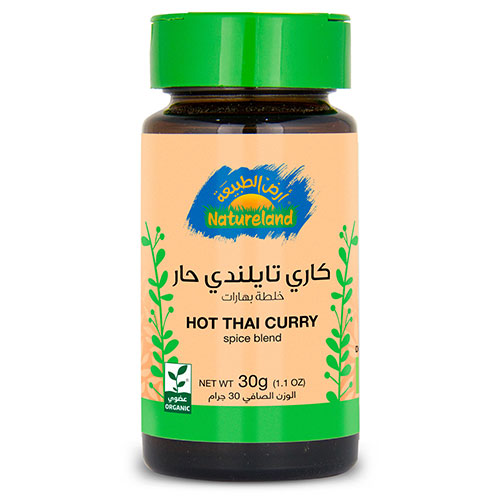 Natureland Organic Spice Blend Hot Thai Curry 30 g