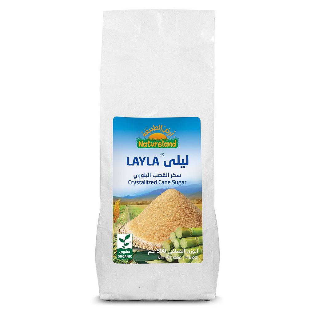 Natureland Organic Layla Crystallized Cane Sugar 500 g