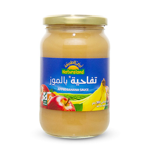 Natureland Organic Apple Banana Sauce 360 Gm