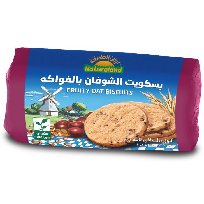 Natureland Fruity Oat Biscuits 200 g