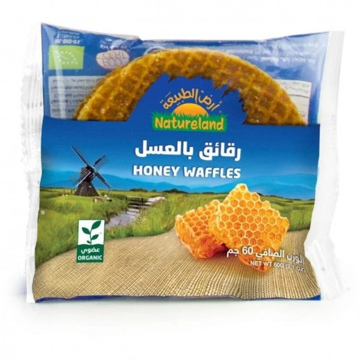 Natureland Honey Waffles 60 g