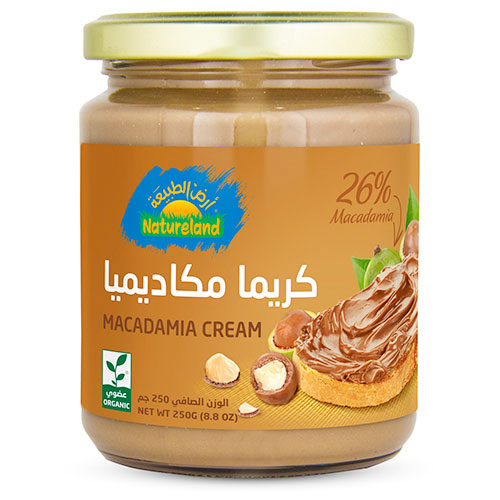 Natureland Organic Macadamia Cream 250 Gm