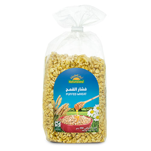 Natureland Organic Puffed Wheat 250 Gm