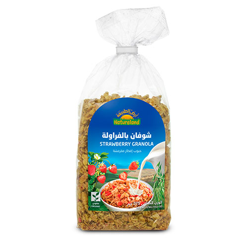 Natureland Organic Strawberry Granola 375 Gm