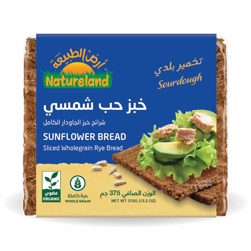 Natureland Organic Sunflower Bread 375 Gm