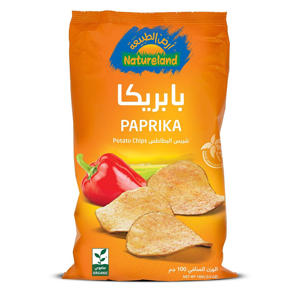 Natureland Paprika Potato Chips 100 g