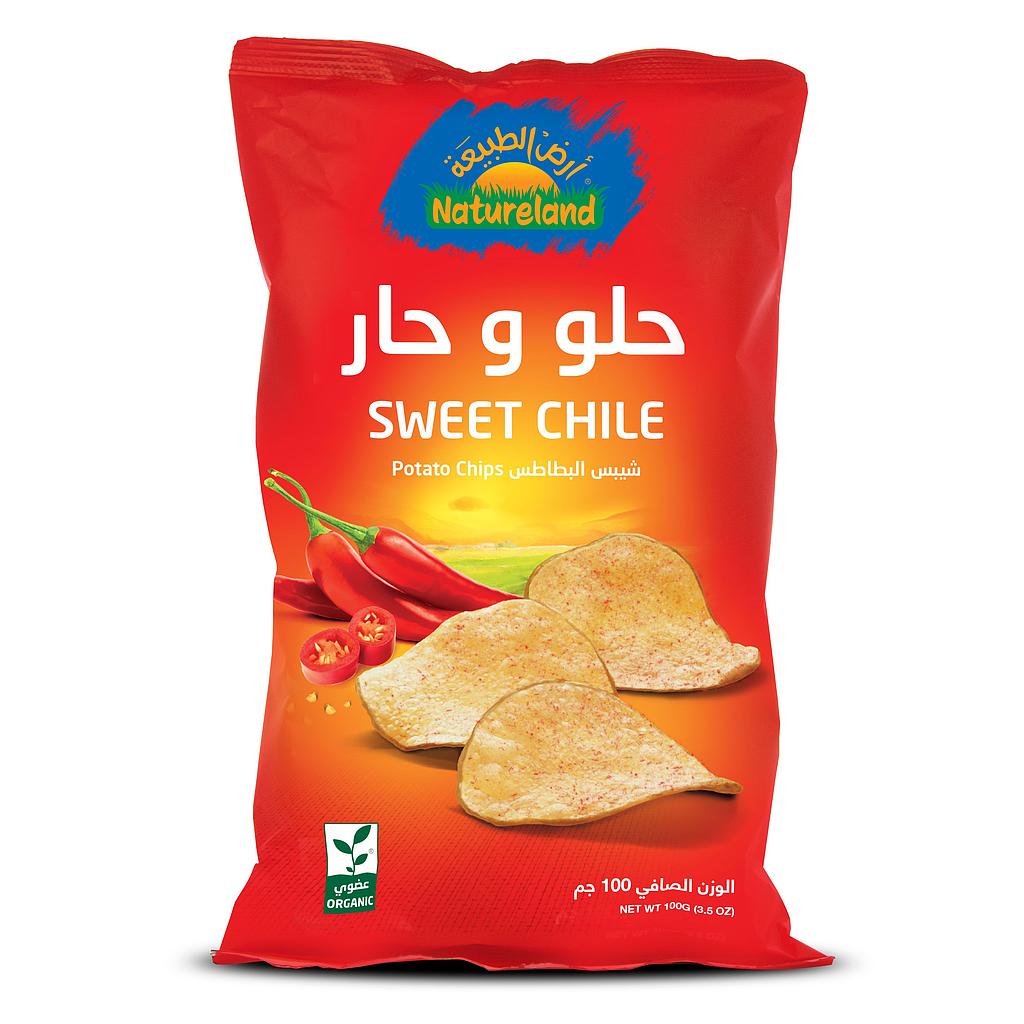 Natureland Potato Chips  Sweet Chile 100G