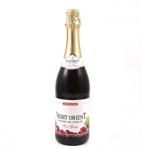 Night Orient Non-Alcoholic Red Grape Drink Bottle 750 ml