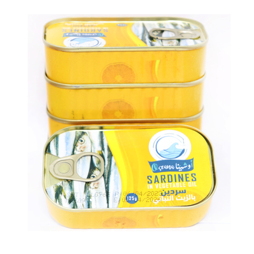 Oceana Sardine In VeGetable Oil 5 pcs x 125 g