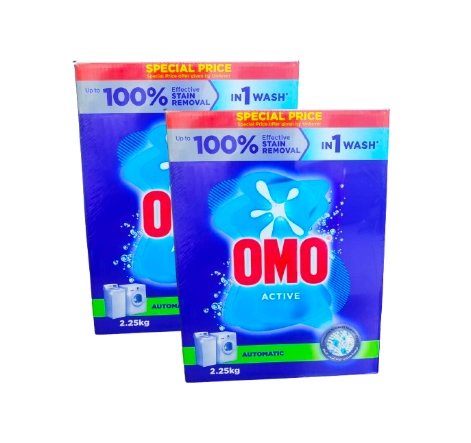 Omo Automatic 2.250 Kg * 2Pcs Special Offer