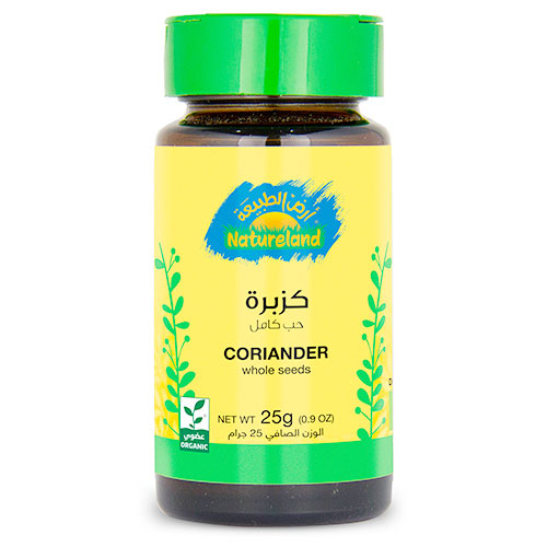 Natureland Organic Whole Coriander 25 G