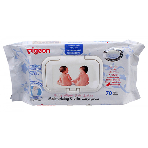 Pigeon Baby Wipes Moisturizing Cloths 70 Sheets