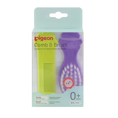 Pigeon Comb & Hair Brush Set