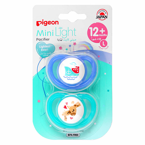 Pigeon Mini Light Pacifier Large 12+Month 2Pcs