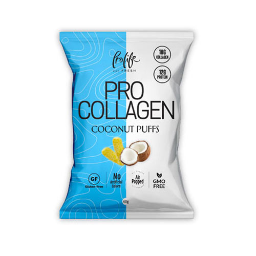 Pro Collagen Coconut Flavor Protein Puffs 60g