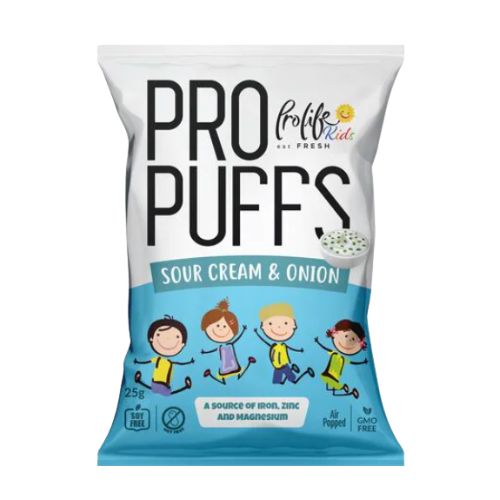 Pro Life Cruncho Kids Sour Crem & Onion Flavor A Source Of Iron, Zinc And Magnesium 25 g