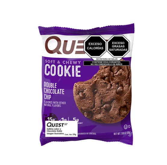 Quest Double Chocolate Chip Protein Cookie, 59g